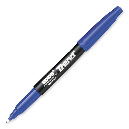 Dixon Trend Porous Point Pen - 1 mm Pen Point Size - Blue - Nylon Fiber Tip - 1 Each - Felt-tip/Porous Point Pens - DIX81180