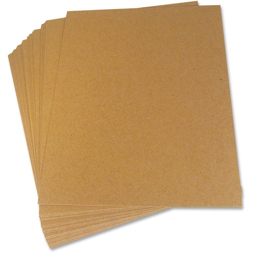 Crownhill Envelope Stiffener Boards - Board - 8 1/2" Width x 14" Length - Board Stock - 25 / Pack - Brown - Corrugated Mailers - CWH81425