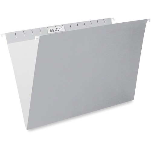 Pendaflex 1/5 Tab Cut Legal Recycled Hanging Folder - 8 1/2" x 14" - Gray - 10% Recycled - 25 / Box = PFX91836