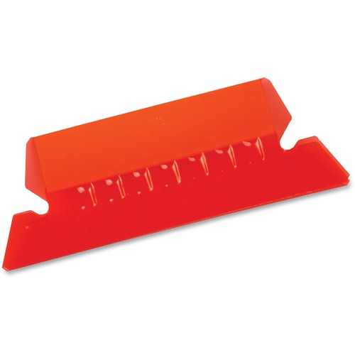 Pendaflex Hanging File Folder Tab - Blank Tab(s) - Red Plastic Tab(s) - 25 / Pack = PFX97211