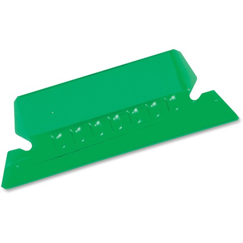 Pendaflex Hanging File Folder Tab - Blank Tab(s) - Bright Green Plastic Tab(s) - 25 / Pack