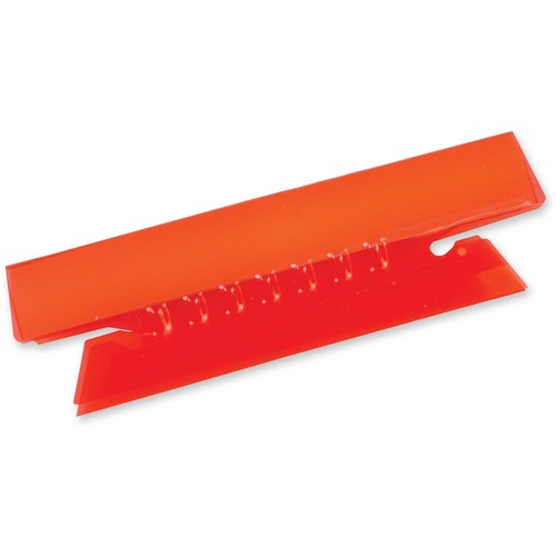 Pendaflex Hanging File Folder Tab - 3.5", Blank Tab(s) - Red Plastic Tab(s) - 25 / Pack