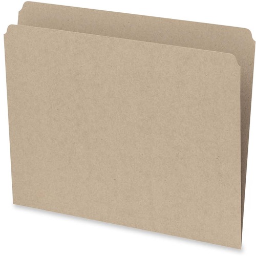 Pendaflex Letter Recycled Top Tab File Folder - Sand - 60% Recycled - 100 / Box - Top Tab Manila Folders - PFX412SC