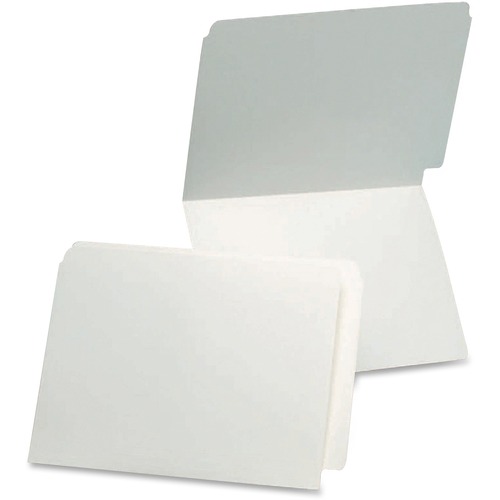Pendaflex Letter Recycled End Tab File Folder - 8 1/2" x 11" - Ivory - 10% Recycled - 100 / Box - End Tab Folders - PFX413EF