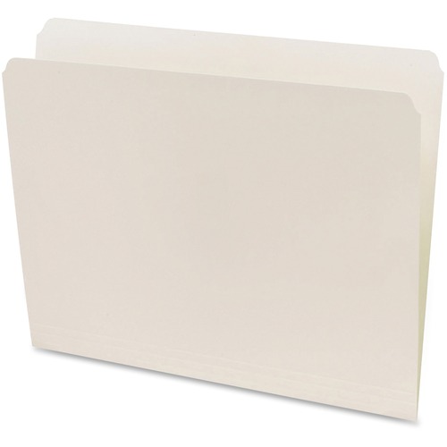 Pendaflex Letter Recycled Top Tab File Folder - 8 1/2" x 11" - Top Tab Location - Kraft - Ivory - 10% Recycled - 100 / Box - Interior Folders - ESS00771