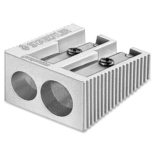 Staedtler Double-Hole Pencil Sharpener - 2 Hole(s) - Metal 