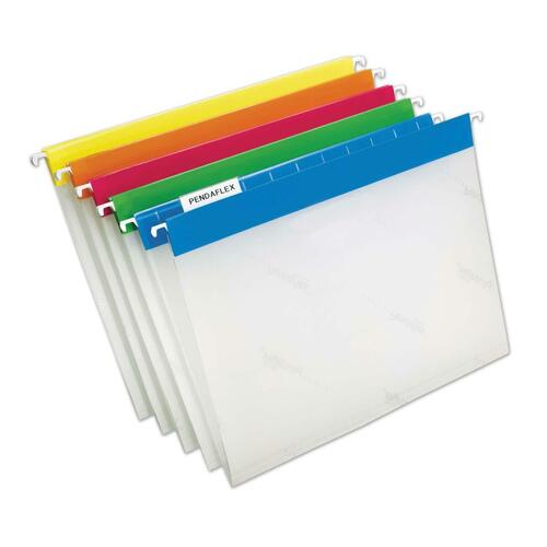 Esselte EasyView Letter Hanging Folder - Assorted - 10 / Pack - Color Hanging Folders - PFX55711C