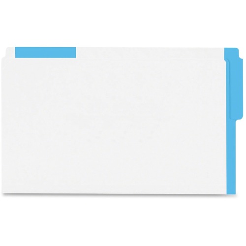 Pendaflex Legal Recycled Top Tab File Folder - Top Tab Location - Dark Blue - 10% Recycled - 100 / Box - End Tab Folders - PFX613EDBLU