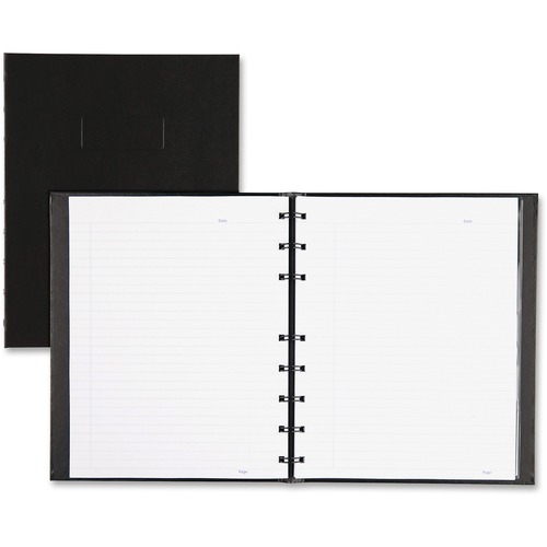 Blueline Notepro Hard Cover Composition Book - 192 Sheets - Front Ruling Surface - 9 5/8" x 7 5/8" - White Paper - Hard Cover - Recycled - 1Each