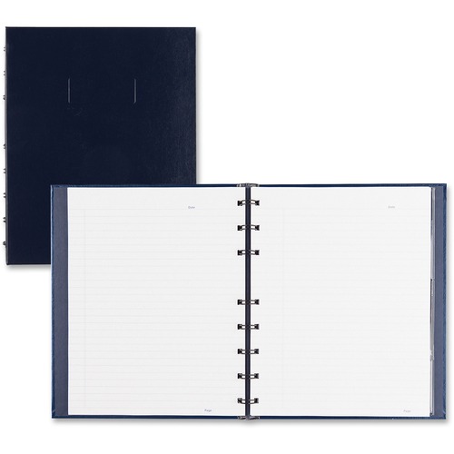 Blueline Notepro Hard Cover Composition Book - 192 Sheets - Front Ruling Surface - 9 5/8" x 7 5/8" - White Paper - Hard Cover - Recycled - 1Each - Memo / Subject Notebooks - BLIA9C82