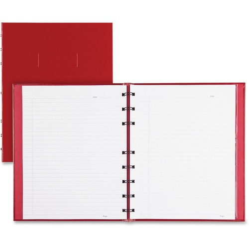 Blueline Notepro Hard Cover Composition Book - 192 Sheets - Front Ruling Surface - 9 5/8" x 7 5/8" - White Paper - Hard Cover - Recycled - 1Each