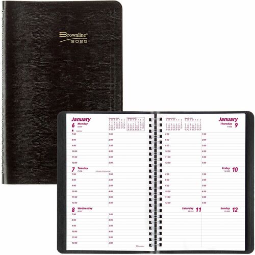 Brownline Essential Weekly Planner, 8" x 5" , English