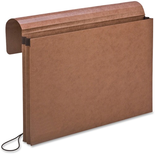 Pendaflex Legal Recycled Expanding File - 8 1/2" x 14" - 1 3/4" Expansion - Red Fiber, Leather - 30% Recycled - 1 Each