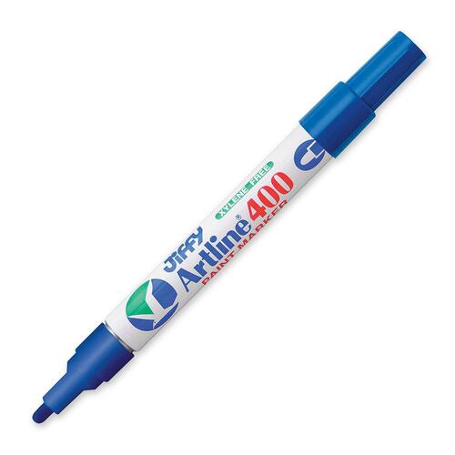 Jiffco Artline Medium Paint Marker - Medium Marker Point - 2.3 mm Marker Point Size - Blue - 1 Each - Art Markers - JIFEK4003
