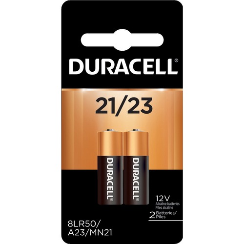 Duracell MN21B2PK Alkaline Security Devices Battery - For Security Device - 12 V DC - 2 / Pack