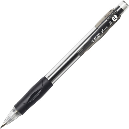 BIC Velocity Mechanical Pencil - #2 Lead - 0.5 mm Lead Diameter - Refillable - Black Barrel - 12 / Box - Mechanical Pencils - BICMV511