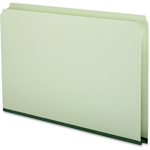 Pendaflex Legal Recycled Top Tab File Folder - 8 1/2" x 14" - Pressboard - Green - 30% Recycled, 50/Box - End Tab Folders - PFXP621S