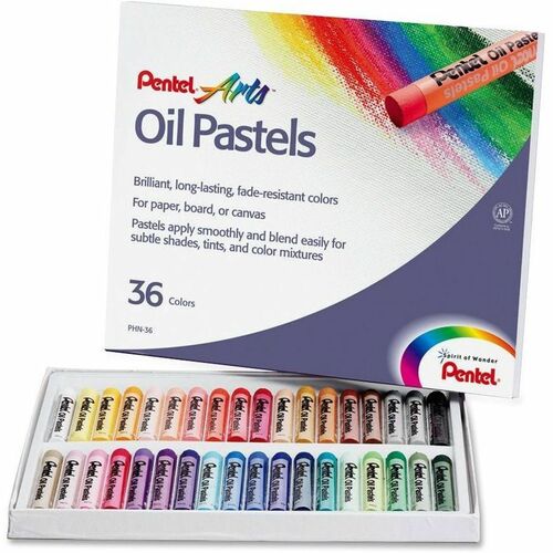 Pentel Arts Oil Pastels - Assorted - 1 / Set