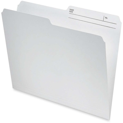 Pendaflex Letter Recycled Top Tab File Folder - 8 1/2" x 11" - Ivory - 60% Recycled - 100 / Box - Top Tab Colored Folders - PFXR411