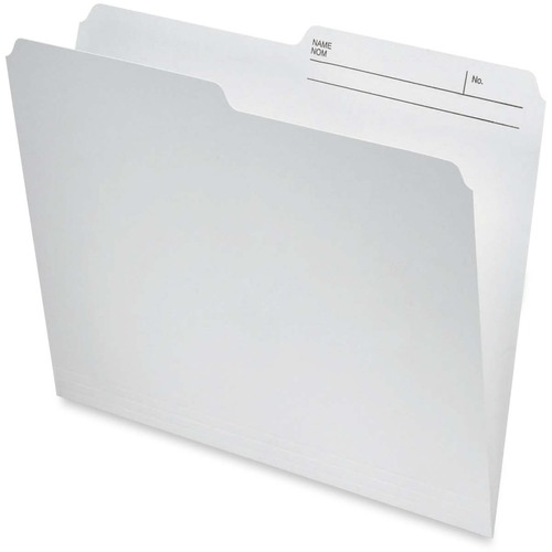 Pendaflex Letter Recycled Top Tab File Folder - 8 1/2" x 11" - Ivory - 60% Recycled - 100 / Box - Top Tab Colored Folders - PFXR413