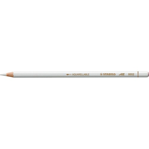 Schwan-STABILO All-Surface Water-soluble Pencil - White Lead - 1 Each - Wood Pencils - SWSS0052