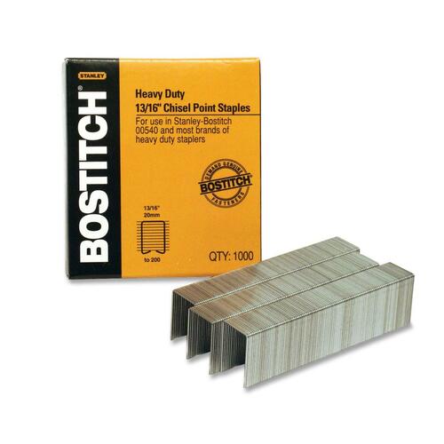 Stanley-Bostitch Heavy Duty Staple - Heavy Duty - 13/16" Leg - 1/2" Crown10000 / Box