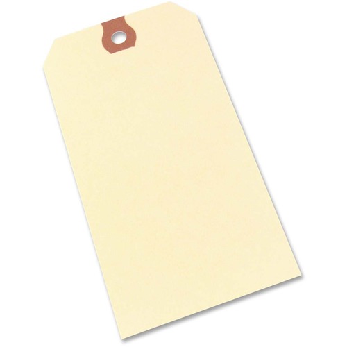 Crownhill Shipping Tag - 5.25" (133.35 mm) Length x 2.62" (66.55 mm) Width - Rectangular - 100 / Pack - Manila - Shipping Tags - CWHTAG52