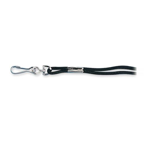 GBC Round Neck Lanyard - 12 / Pack - 22" (558.80 mm) Length - Black - Nylon = GBC05118