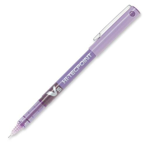 Pilot Hi-techpoint Roller Ball Pen - Extra Fine Pen Point - Purple - 1 Each