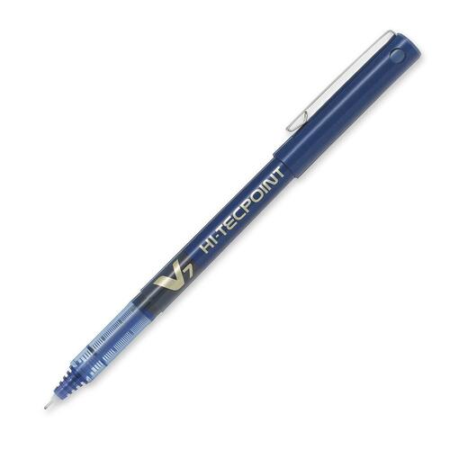 Pilot Hi-techpoint Roller Ball Pen - Fine Pen Point - Blue - 1 Each - Rollerball Pens - PILBXV7BE