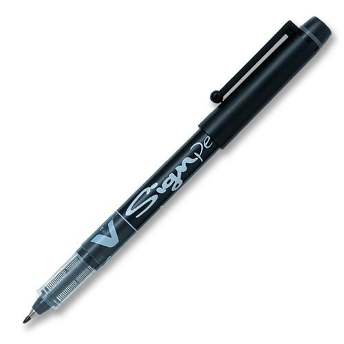 Pilot Porous Point Pen - Medium Pen Point - 0.2 mm Pen Point Size - Black - 1 Each - Felt-tip/Porous Point Pens - PIL134654