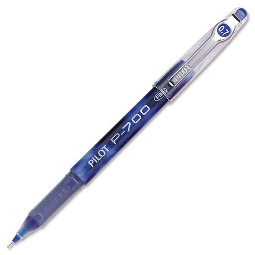 Pilot P700 Gel Roller Pen - Fine Pen Point - Blue Gel-based Ink - Blue Barrel - 1 Each