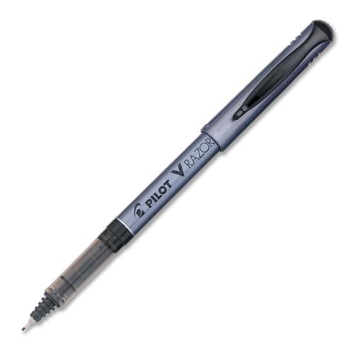 Pilot V Razor Porous Point Pen - Extra Fine Pen Point - 0.3 mm Pen Point Size - Black - Black Barrel - 1 Each - Felt-tip/Porous Point Pens - PIL200052