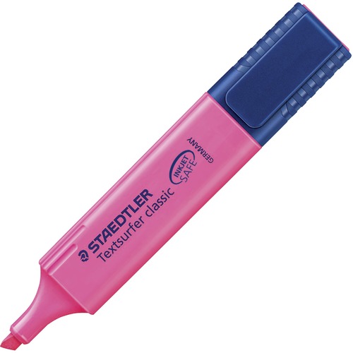 Staedtler Textsurfer Classic Highlighter - Broad Marker Point - 1.5 mm Marker Point Size - Chisel Marker Point Style - Refillable - Fluorescent Pink -