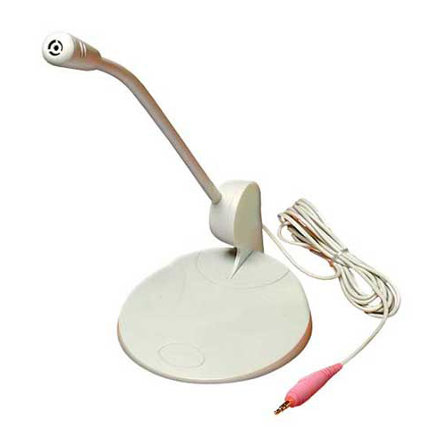 Califone AX-12 Desktop Microphone - Desktop - Stereo - Cable