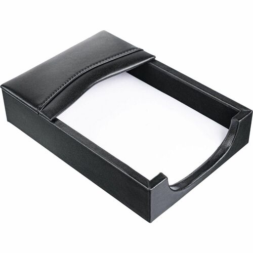 Dacasso 4x6 Memory Holder - 1.38" x 4.75" - Leather - Black