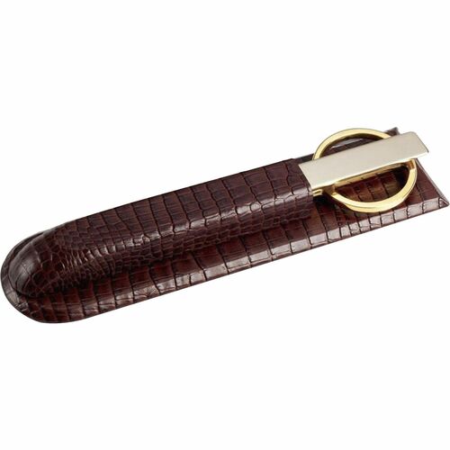 Dacasso Crocodile Embossed Leather Library Set - 1 Each