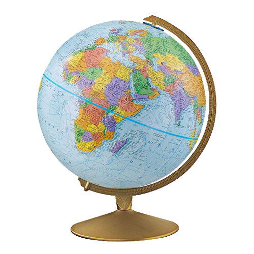 Replogle Globes Explorer Educational Globe - 13" (330.20 mm) Width x 16" (406.40 mm) Height - 12" (304.80 mm) Diameter