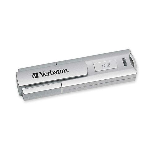 Verbatim 96711 1GB Store 'n' Go Corporate Secure FIPS Edition USB 2.0 Flash Drive - 1 GB - USB 2.0 - Lifetime Warranty