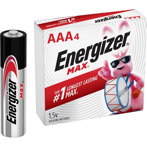 Energizer MAX Alkaline AAA Batteries, 1 Pack - For Multipurpose - AAA - 1.5 V DC - Alkaline - 144 / Carton