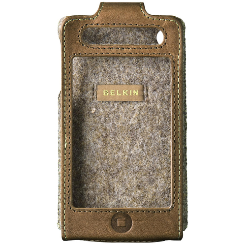 Belkin Eco Friendly Case for iPhone 3G - Leather - Walnut