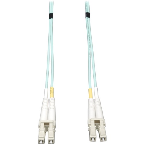 Tripp Lite 10Gb Duplex Multimode 50/125 OM3 LSZH Fiber Cable LC/LC Aqua 12M - LC/LC Aqua 12M