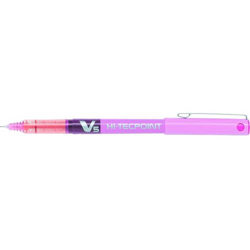 Pilot Hi-techpoint Rolling Ball Pen - Pink Ink - 1 Dozen