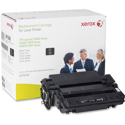 Xerox Remanufactured Laser Toner Cartridge - Alternative for HP 51X (Q7551X) - Black - 1 Each - 13000 Pages