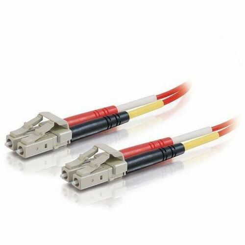 C2G-3m LC-LC 62.5/125 OM1 Duplex Multimode PVC Fiber Optic Cable - Red