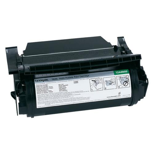 Lexmark Toner Cartridge - Laser - Standard Yield - 10000 Pages - Black - 1 Each - Laser Toner Cartridges - LEX12A6860