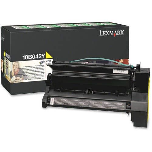 Lexmark Original Toner Cartridge - Laser - High Yield - 15000 Pages - Yellow - 1 Each