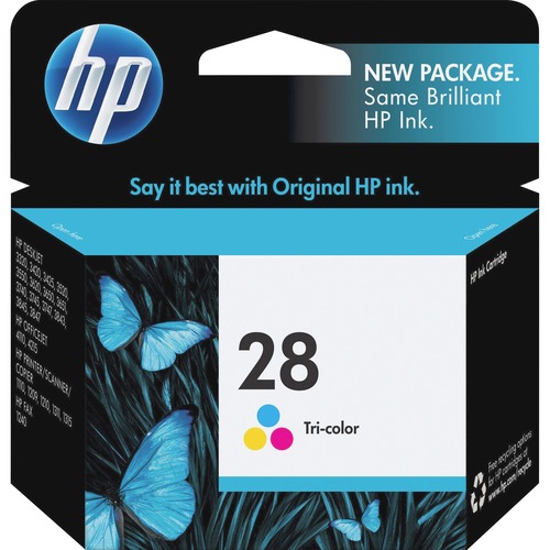 HP 28 (C8728AN) Original Ink Cartridge - Inkjet - 240 Pages - Cyan, Magenta, Yellow - 1 Each - Ink Cartridges & Printheads - HEWC8728AN