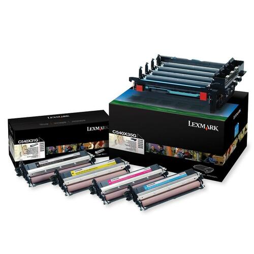 Lexmark C540X74G Black/Color Imaging Kit - Laser Print Technology - 30000 - 1 Each