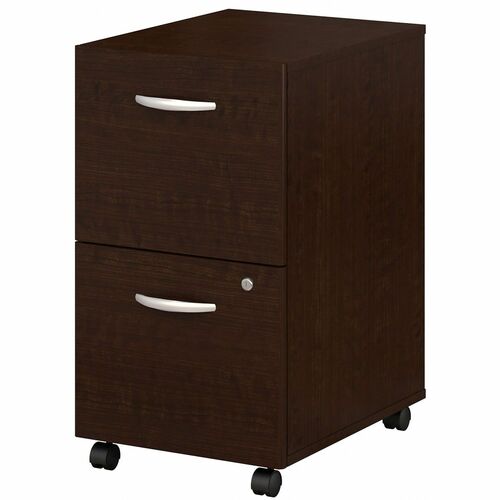bbf Series C Mobile Lateral File - 15.71" Width x 20.28" Depth x 28.11" Height - 2 Drawer(s) - Mocha Cherry